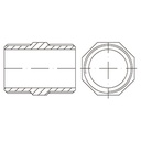ISO4144- Entrerosca BSP en AISI316