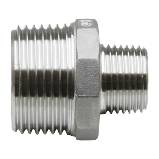 ISO4144- Niple reduccion BSP en AISI316