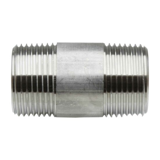 ISO4144- Niple Largo M-M BSP en AISI316