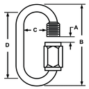 Unión de Cadena en AISI316