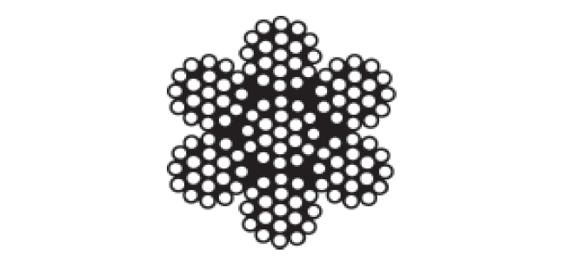 Cable 7x19 en AISI316