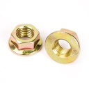 DIN6923- Tuerca Flange Lisa MA Zinc Dorado en HIERRO