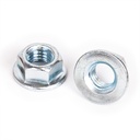 Tuerca Flange Lisa Zinc Plateado en HIERRO