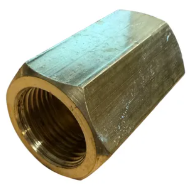 Tuerca prolongador torneada en BRONCE