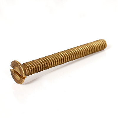 Tornillo Cabeza Frezada en BRONCE