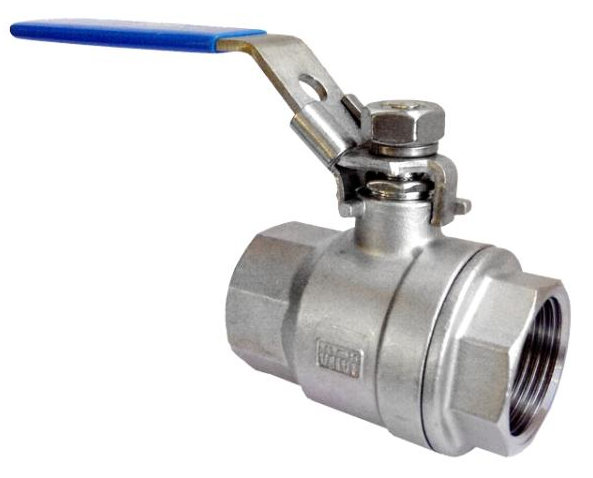 Valvula Esferica PN25 2pz / BSP / PTFE en AISI316