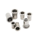 Tuerca Remache Moleteada CON cabeza en AISI304