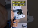 Tuerca Remache Hexagonal CON cabeza en AISI304