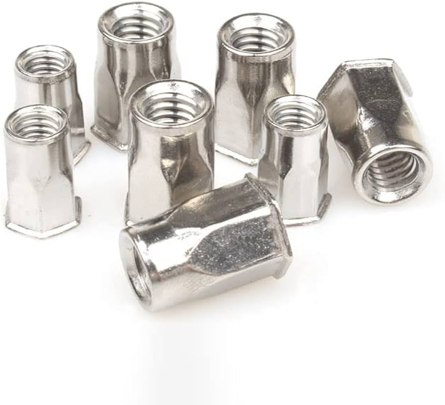 Tuerca Remache Hexagonal SIN Cabeza en AISI304