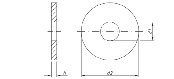 Arandela Chapista en AISI304