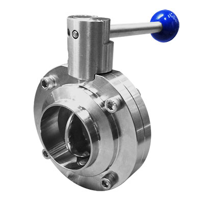 Válvula Mariposa ISO5211 / 3Posic / SOLDAR / silicona en AISI316