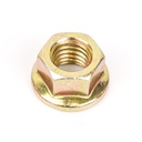 DIN6923- Tuerca Flange Moleteada MA Zinc Dorado en HIERRO
