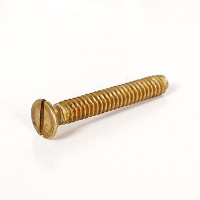 Tornillo Cabeza Frezada en BRONCE