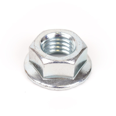 Tuerca Flange Lisa Zinc Plateado en HIERRO