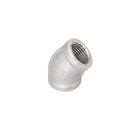 ISO4144- Codo 45°H-H BSP en AISI316
