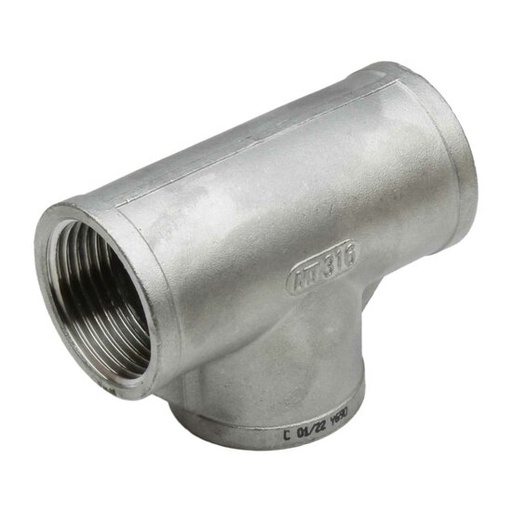ISO4144- Tee Hembra BSP en AISI316