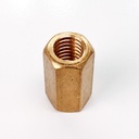 Tuerca Prolongador Torneada en BRONCE