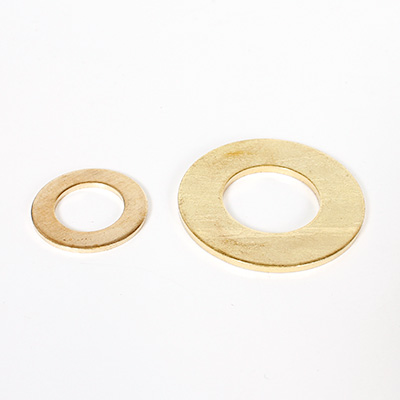 Arandela Plana Estampada en BRONCE